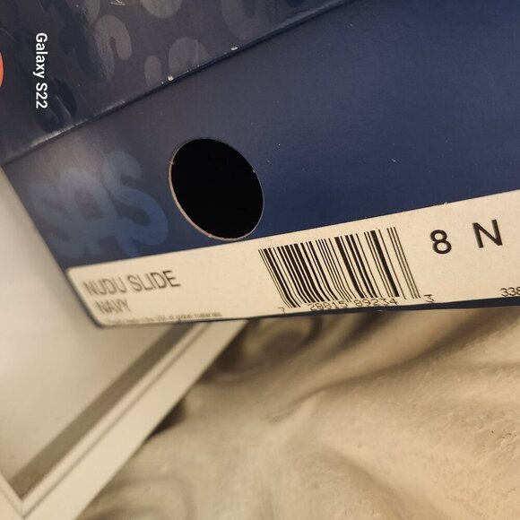 SAS Navy Blue "Nudu" Slides. NIB. Size 8 Narrow. - Picture 6 of 10